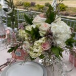 A beautiful centerpiece for an outdoor event
