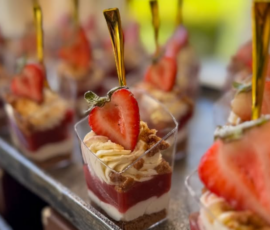 Miniature parfaits by The Painted Table